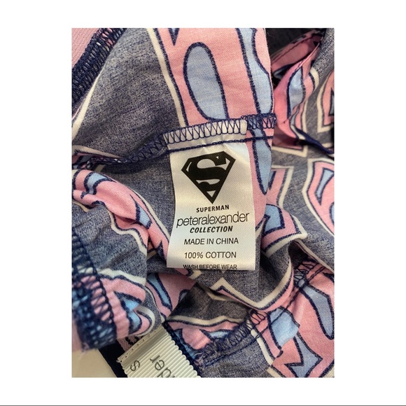 Womens Peter Alexander superman pj shorts size S - Picture 5 of 5